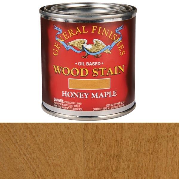 Wood Stain - Oil Based - Color:Honey Maple - Size:8-oz